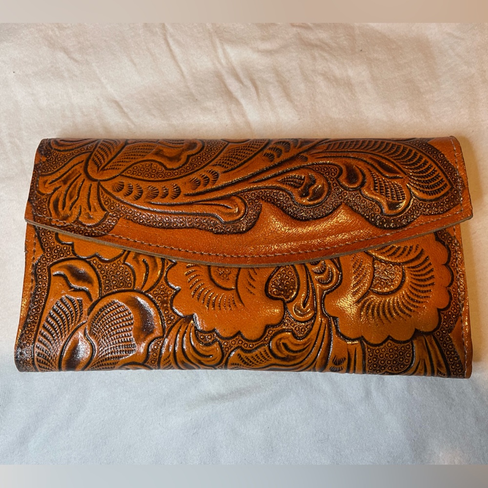 Western ladies leather wallet